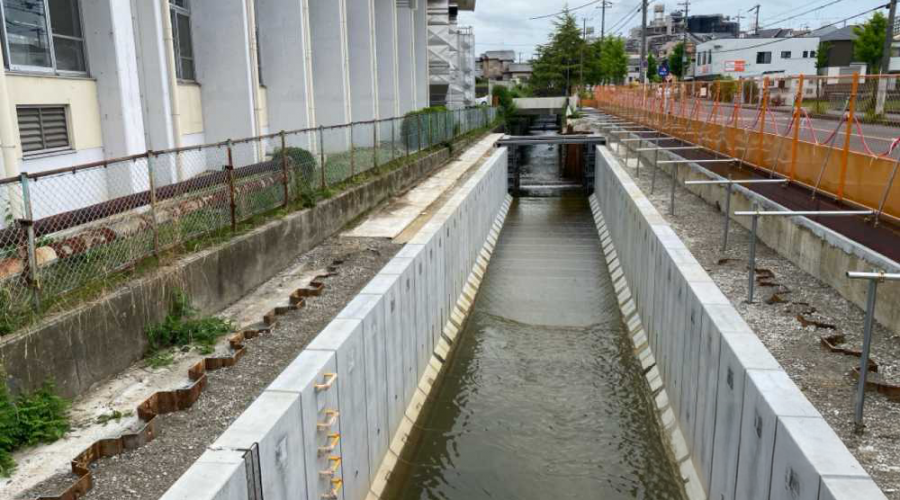 函渠改築工事　竣工 01