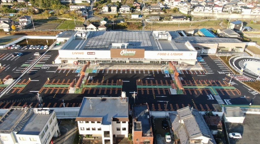 民間工事　開発外構工事　竣工 01