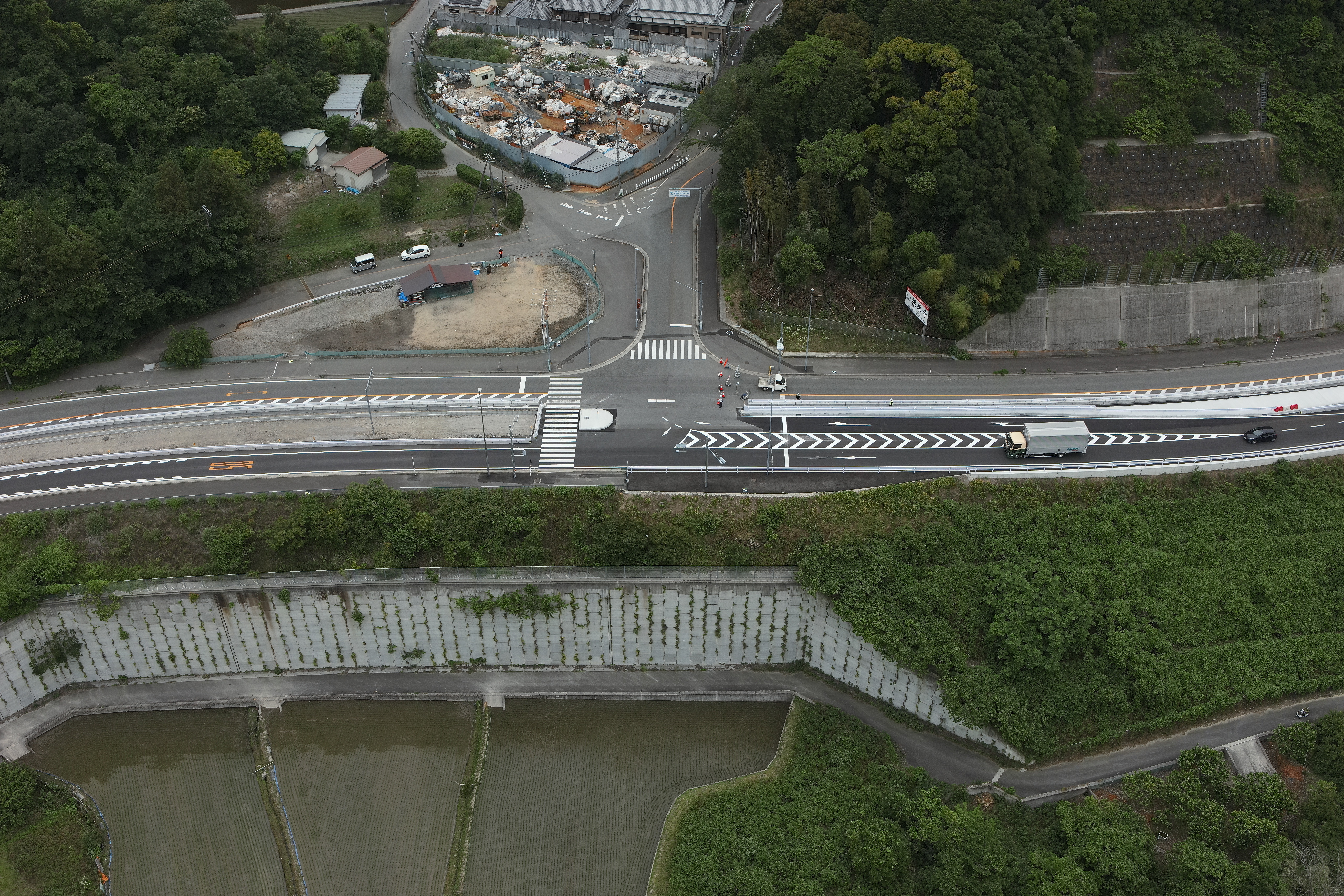 道路改良工事　竣工 02