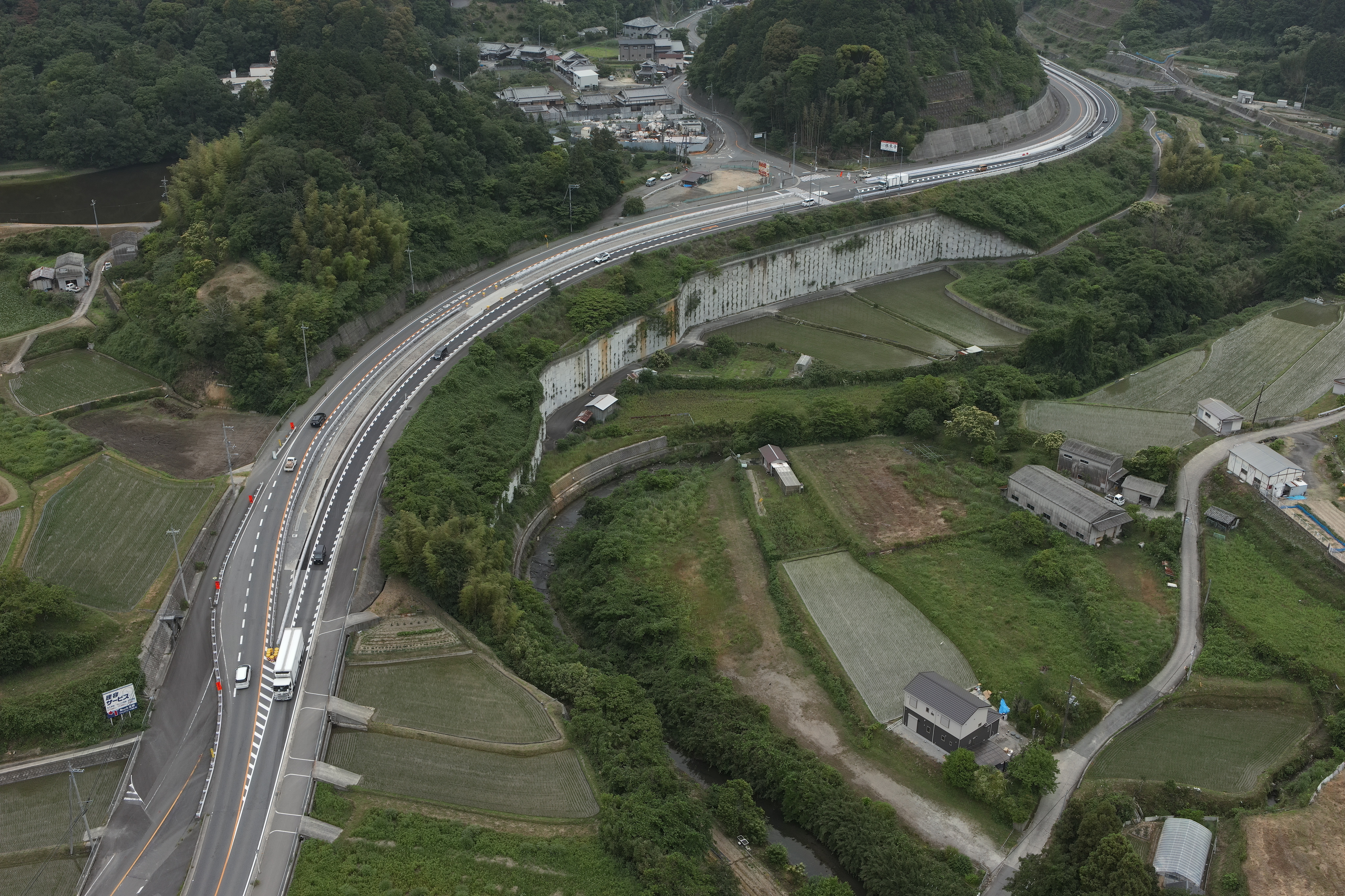 道路改良工事　竣工 01