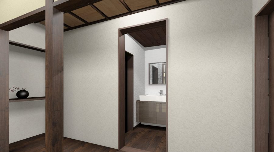 京都古民家再生プロジェクト ３Dモデル 08