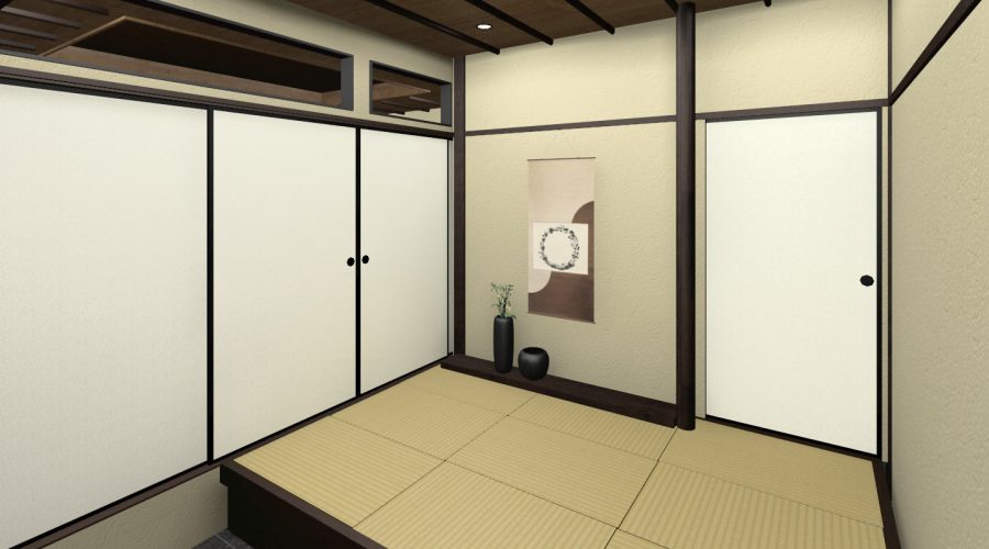 京都古民家再生プロジェクト ３Dモデル 05