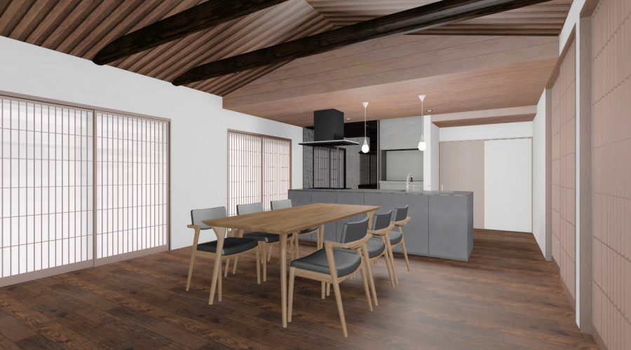 京都古民家再生プロジェクト ３Dモデル 07