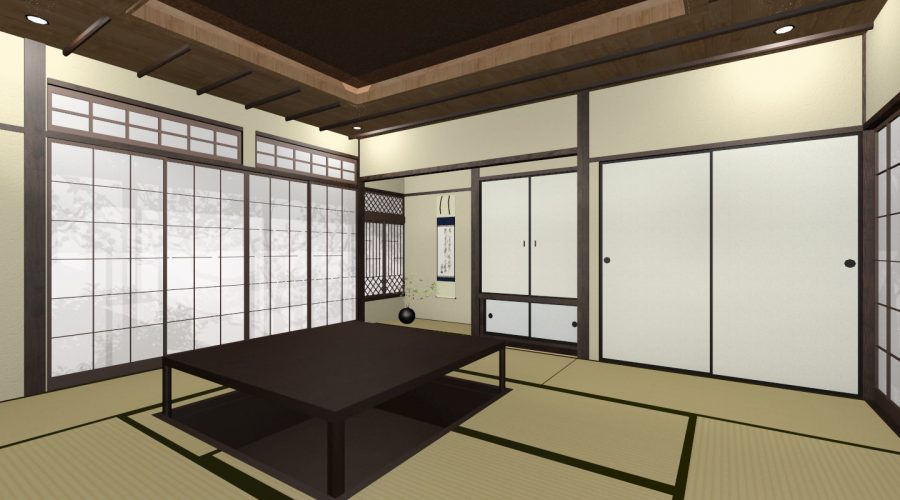 京都古民家再生プロジェクト ３Dモデル 10